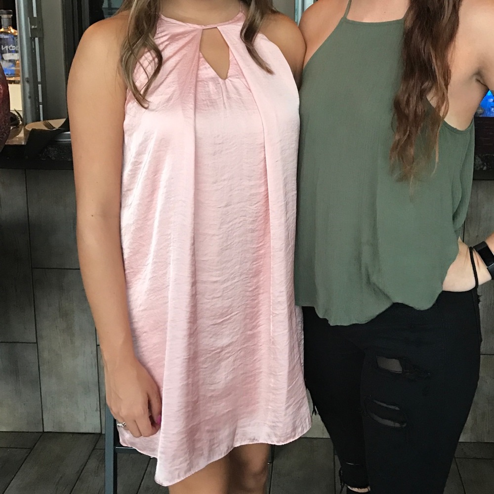 Silky Pink Dress
